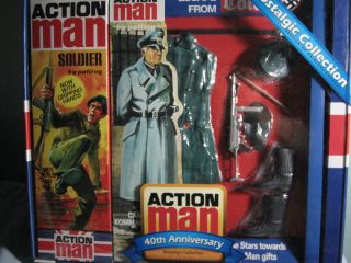 GI JOE/ACTION MAN 40TH ANNIVERSAYGERMAN ESCAPE FROM COLDITZ FIGURE AND 
