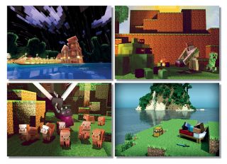 Minecraft Posters   Have all 4 individually or as 1 giant A1 poster