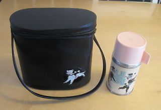 1962 Vintage GiGi Pood Vinyl lunchbox thermos Brunch Bag Mint Very 