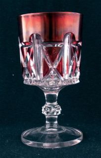 goblet colored glass in EAPG Pattern Glass 1850 1910