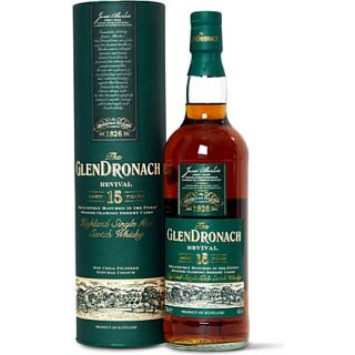 15 year old single malt Scotch whisky 700ml   GLENDRONACH   Bourbon 