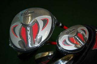 Wilson Profile Red Package Junior Box Set   Driver/Hybrid/​Wedges 