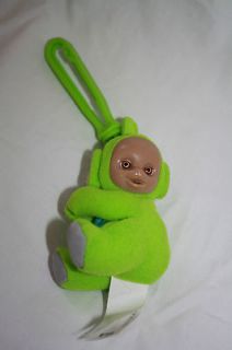 Mcdonalds Green Teletubbies Dipsy Plush Soft Doll Clip On 2000