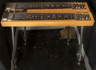 Used Gibson Vintage Double Neck 8 String Lap Steel Guitar with Case