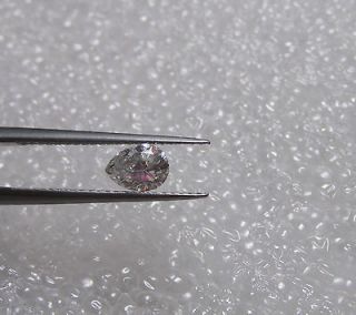 GIA Certified Pear Shape Cut Diamond F SI2 .67 Ct.