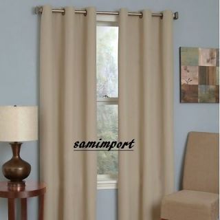 beige window curtains in Curtains, Drapes & Valances