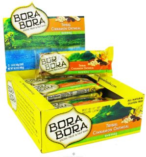 Bora Bora   All Natural Energy Bar Tribal Cinnamon Oatmeal   1.4 oz.