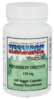 Buy Advanced Research   Potassium Orotate 175 mg.   100 Vegetarian 