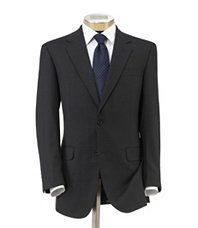 Executive 2 Button Wool Suit with Center Vent and Plain Front Trousers
