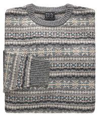 Fair Isle Crewneck Lambswool Sweater