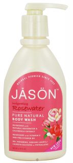 Jason Natural Products   Satin Shower Body Wash Glycerine & Rosewater 