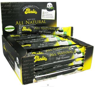 Panda   Licorice Bar Black   1.12 oz. Made From All Natural 