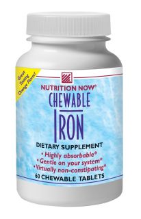 Buy Nutrition Now   Chewable Iron   60 Chewable Tablets at 