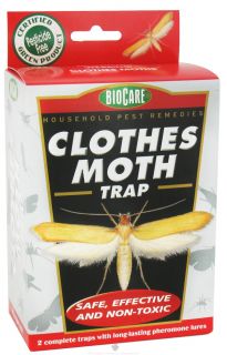 Buy SpringStar   BioCare Clothes Moth Trap   2 Traps at LuckyVitamin 
