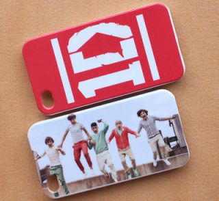 2PCS 1D One Direction Louis Harry Liam Zayn Niall iphone 4 4S Back 