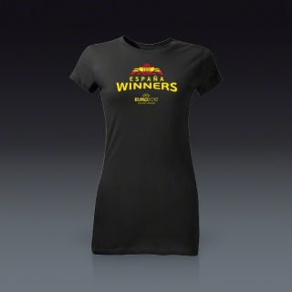 UEFA Euro 2012 Official Winners Junior Girls T shirt  SOCCER