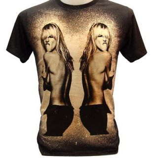 Kate Moss Finger Flip Rock T Shirt Blondie Heidi XL