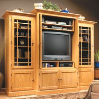 Woodsmith® Home Entertainment Center Plan   Rockler Woodworking Tools