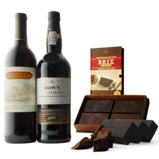 BRIX Chocolate for Port and Zinfandel Wine Gift Set 
