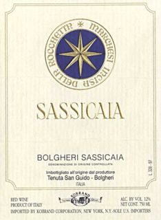Tenuta San Guido Sassicaia 2003 
