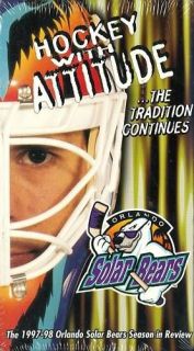 ORLANDO SOLAR BEARS hockey highlights 1997 VHS IHL new