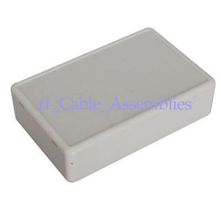 2x NEW waterproof White Plastic Electronic Project Box Enclosure case 