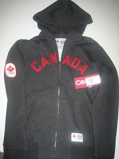 New CANADA HBC OLYMPIC HOODIE 2010 Hooded Sweatshirt Boys 7 8 GREY 