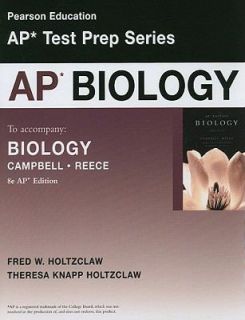 Preparing for the Biology AP Exam, Biology School Edition by Holtzclaw 