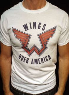 Wings t shirt vintage styx toto tour journey wht***