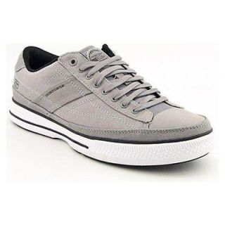   SHOES 51033 GRAY MEN SNEAKER CANVAS CASUAL COMFORT SPORTY COURT SKATE