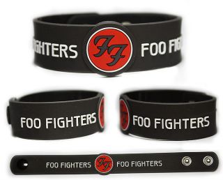 FOO FIGHTERS Rubber Bracelet Wristband Dave Grohl