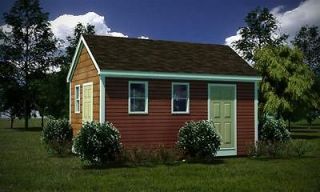 12 x 18 Storage Shed Plans Gable Roof Step By Step How To Build Guide 