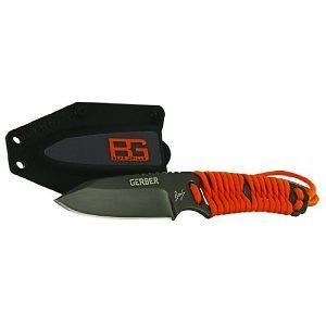 Gerber 31 001683 Bear Grylls Paracord Fixed Blade Knife with Slim 