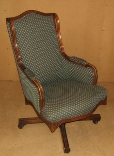 Designer Office Chair 42in x 31in x 26in jm548d Vintage Wood 