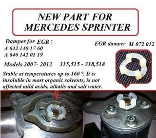 SERVICE KIT EGR valve A6421401760, A6461420119 MERCEDES Sprinter/Viano 
