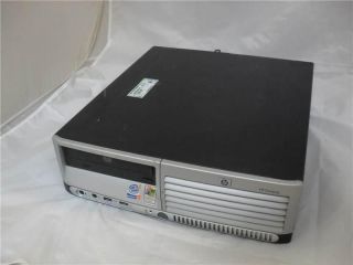 HP Hewlett Packard SFF DC7100 Desktop PC 3.0GHz P4 1GB RAM 80GB DVD 