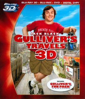 Gullivers Travels Blu ray DVD, 2011, 4 Disc Set, Includes Digital 