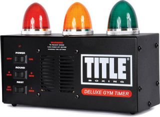 TITLE Boxing Deluxe Gym Timer boxing muay thai kickboxing bjj mma 