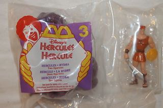 Disney McDonalds Happy Meal Toy Hercules and Hydra No. 3 New in 