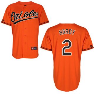 Hardy Baltimore Orioles Adult Orange Alternate Replica Majestic 