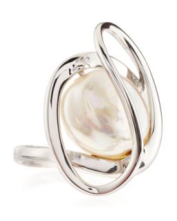 Embrace Pearl Coin Ring   Last Call by Neiman Marcus
