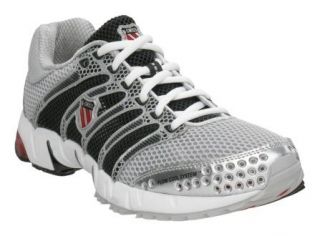 Swiss Mens K Ona C Silver & Black Running Shoe 02243