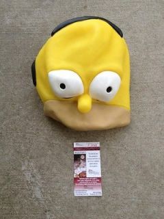 MATT GROENING SIGNED AUTOGRAPHED HOMER SIMPSON MASK WITH SKETCH! RARE 
