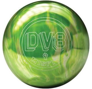 14lb DV8 MISFIT Reactive Bowling Ball NEW Green Pearl