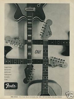   Jaguar Coronado Jazzmaster Rosewood Concert GuitarsOle Vintage Ad