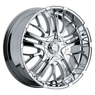 22 inch Incubus paranormal chrome wheels 5x5.5 5x139.7