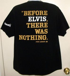 Elvis Presley John Lennon Harrah​s Las Vegas Casino XL T Shirt