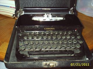 Smith & Company Antique Smith Corona Typewritter Great Cond 