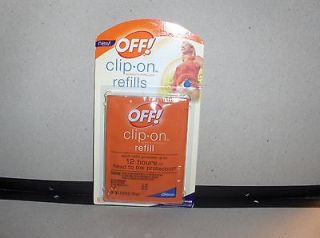 OFF CLIP ON MOSQUITO REPELLENT REFILL BRAND NEW