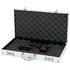 Classic Safari Lowest Priced Aluminum Framed Gun Pistol Case with 